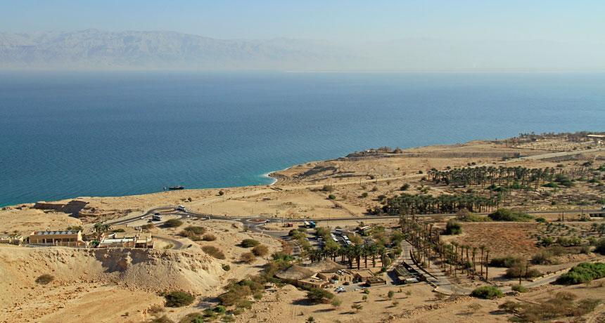 Dead Sea from Amman Image